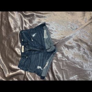 demon distressed shorts